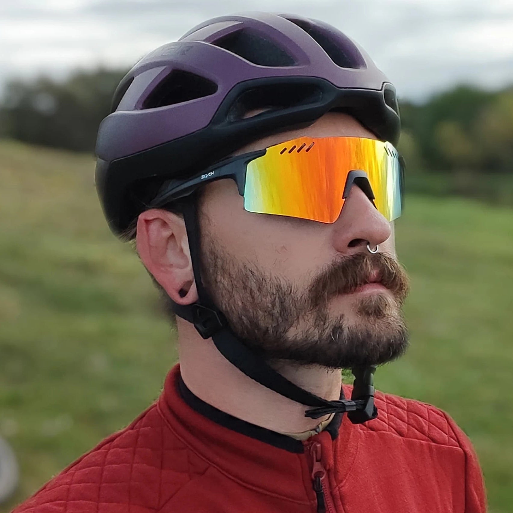 Óculos de Sol Fotocromáticos Espelhado para Ciclismo