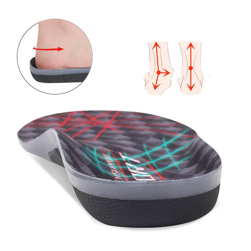 Palmilhas Esportivas Antiderrapantes com Suporte de Arco