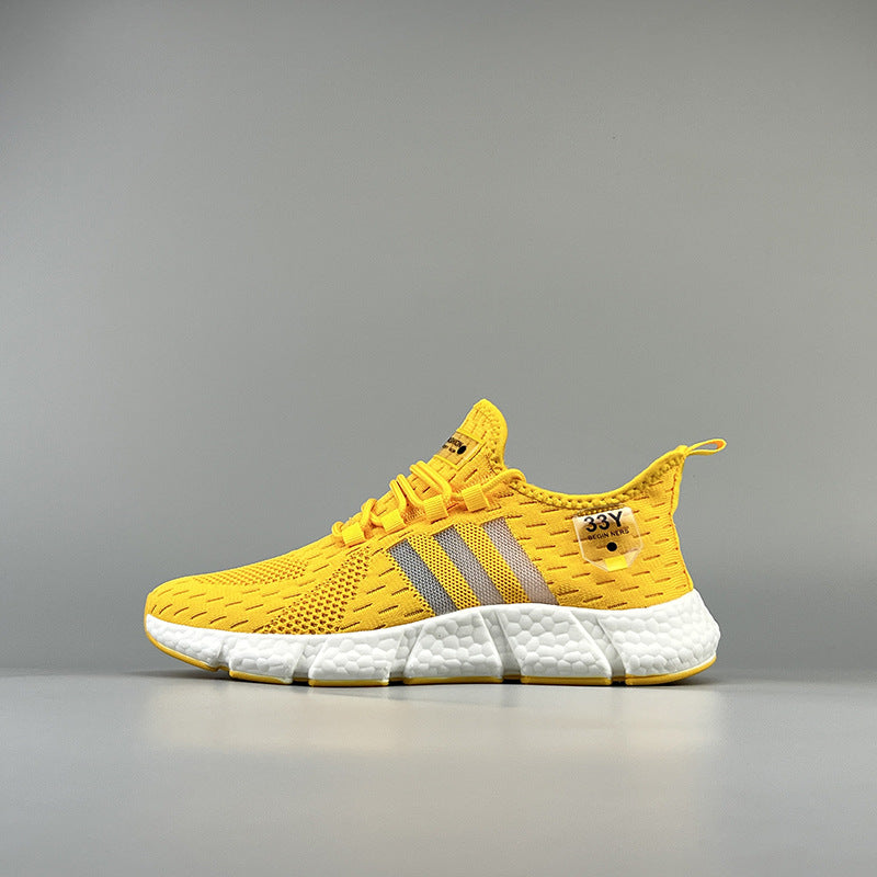 Tênis para Academia Unissex Night Run 3.0 Amarelo