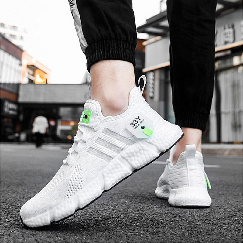 Tênis para Academia Unissex Night Run 3.0 Branco