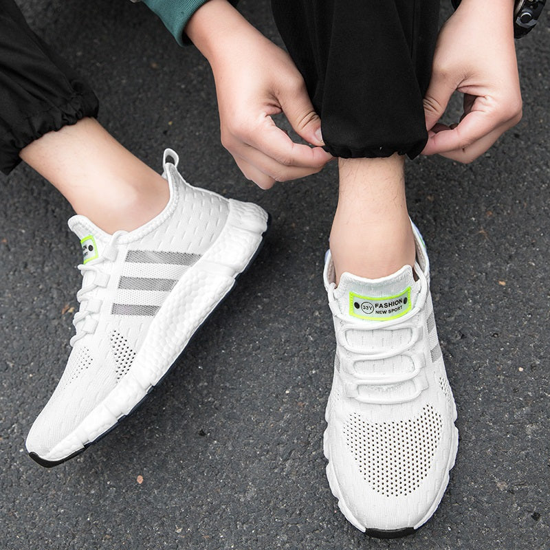 Tênis para Academia Unissex Night Run 3.0 Branco