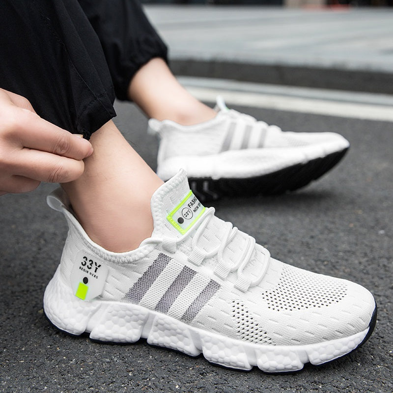 Tênis para Academia Unissex Night Run 3.0 Branco