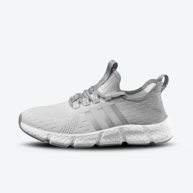 Tênis para Academia Unissex Night Run 3.0 Dual Cinza e Branco