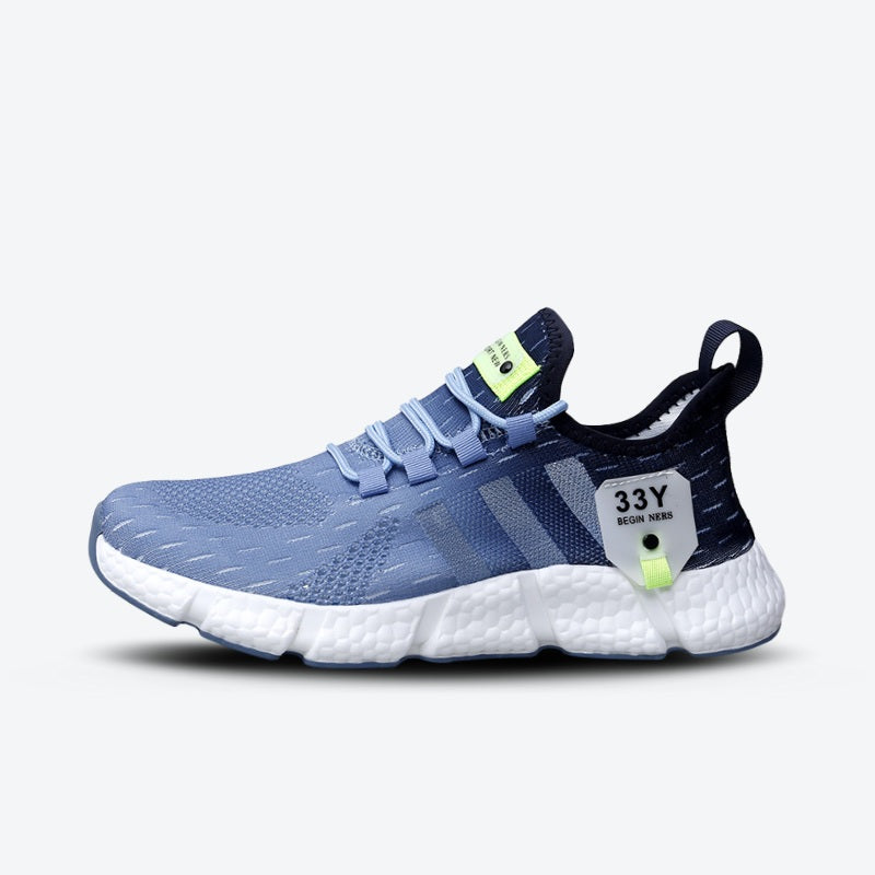 Tênis para Academia Unissex Night Run 3.0 Dual Color Azul Marinho e Azul