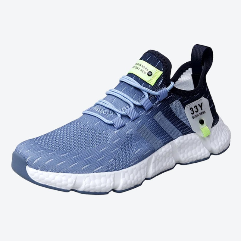 Tênis para Academia Unissex Night Run 3.0 Dual Color Azul Marinho e Azul