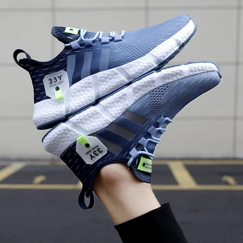 Tênis para Academia Unissex Night Run 3.0 Dual Color Azul Marinho e Azul