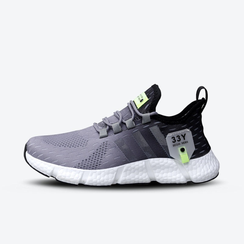 Tênis para Academia Unissex Night Run 3.0 Dual Color Preto e Cinza