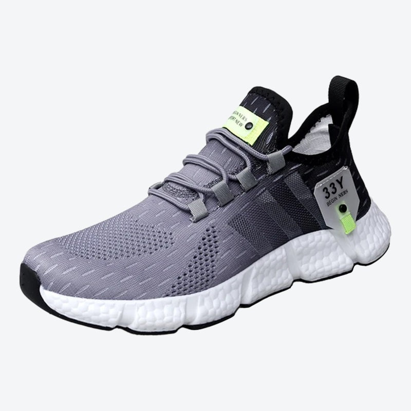 Tênis para Academia Unissex Night Run 3.0 Dual Color Preto e Cinza