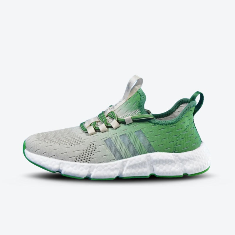 Tênis para Academia Unissex Night Run 3.0 Dual Verde e Bege