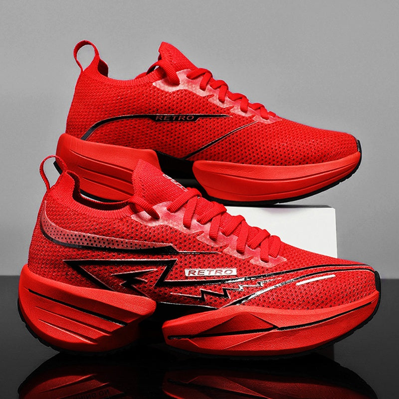 Tênis para Corrida Unissex Night Speed Carbon Pro Vermelho