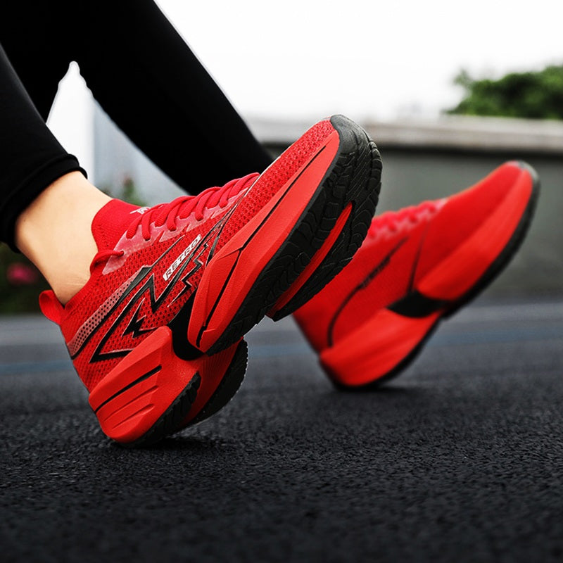 Tênis para Corrida Unissex Night Speed Carbon Pro Vermelho