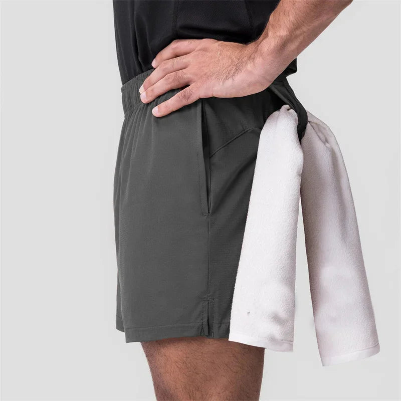 Shorts Masculinos de Secagem Rápida para Treino e Corrida